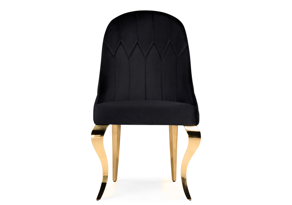 Стул Woodville Gustav black / gold 15384