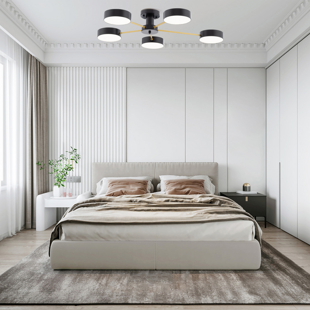 Светильник светодиодный 252006/5 Bk/Bk Arte Milano