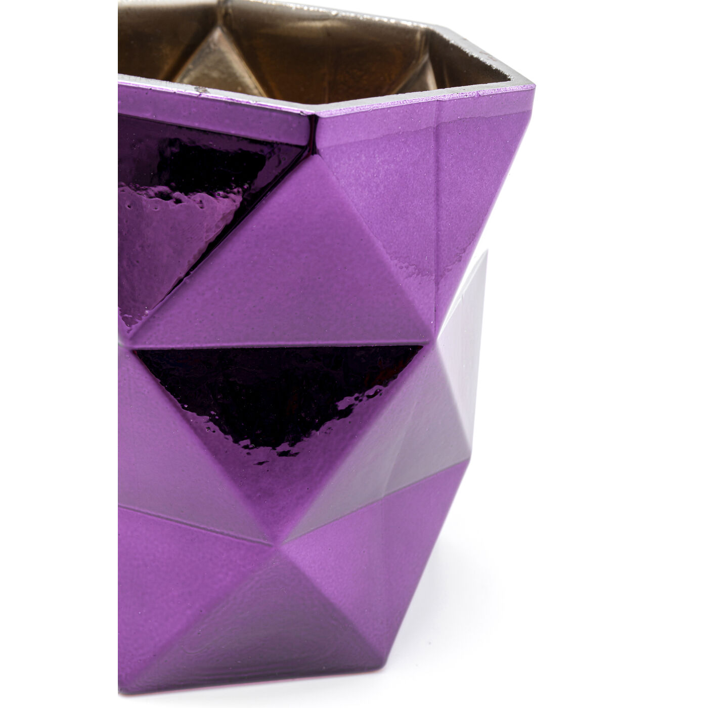 Подсвечник Rhomb Purple 11 см KARE 51642