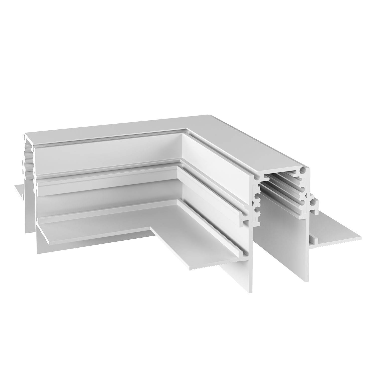 Угол накладной (горизонтальный) для магнитной системы G-АВД-5355 White Угол накладной (горизонтальный) для магнитной системы G-АВД-5355 White