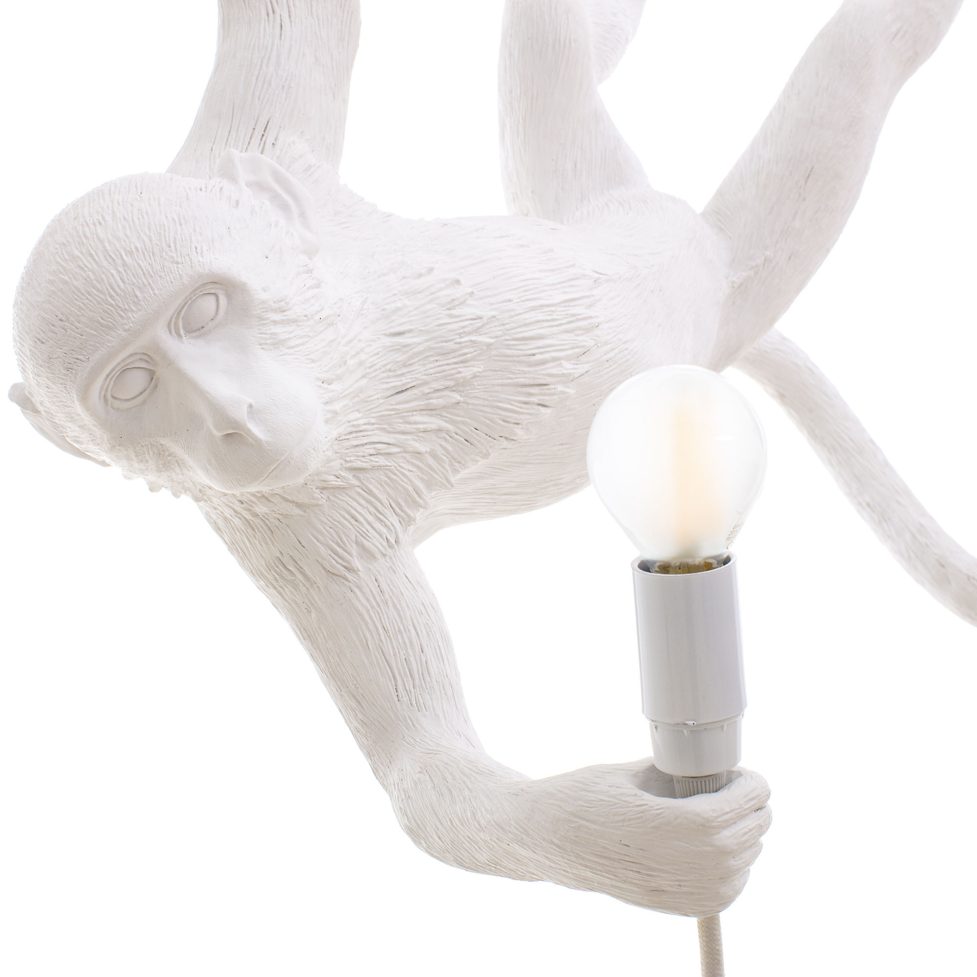 Подвесной светильник Seletti The Monkey Lamp Swing White 14875