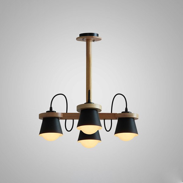 Люстра потолочная NATURA B4 Black by ImperiumLoft