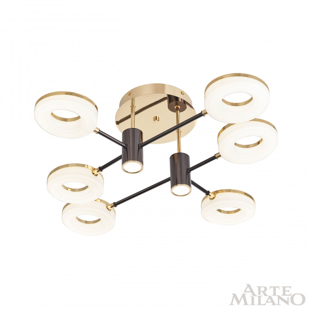 Светильник светодиодный 271399/6 BK/GD Arte Milano