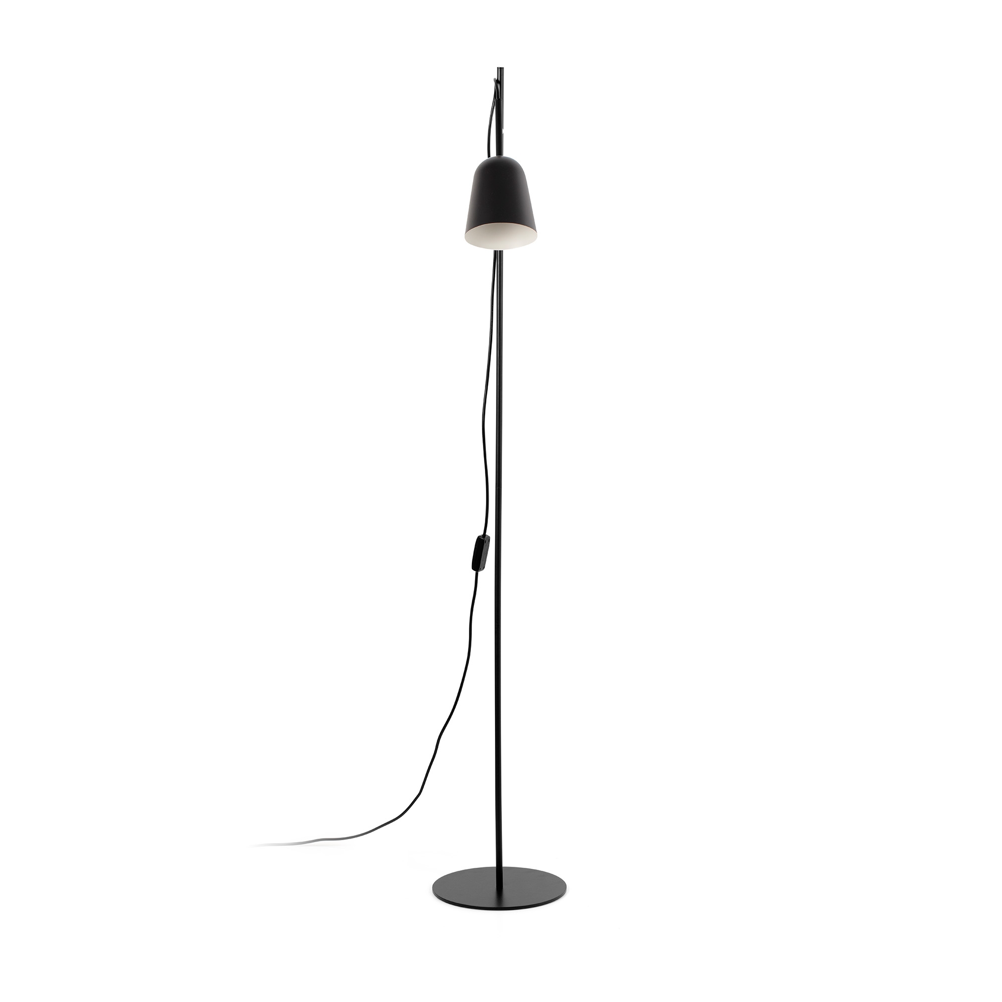 Торшер STUDIO черный абажур 1xE14 Faro