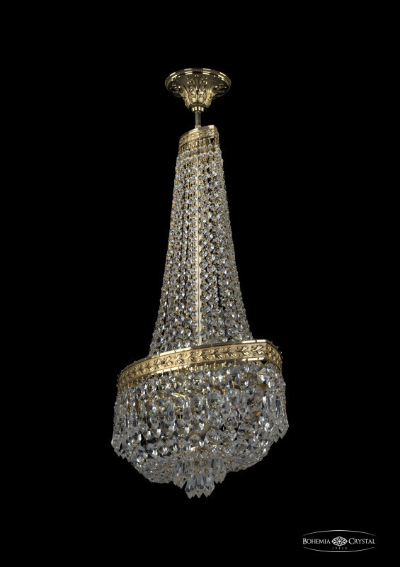 Люстра на штанге Bohemia Ivele Crystal 19273/H2/45IV G