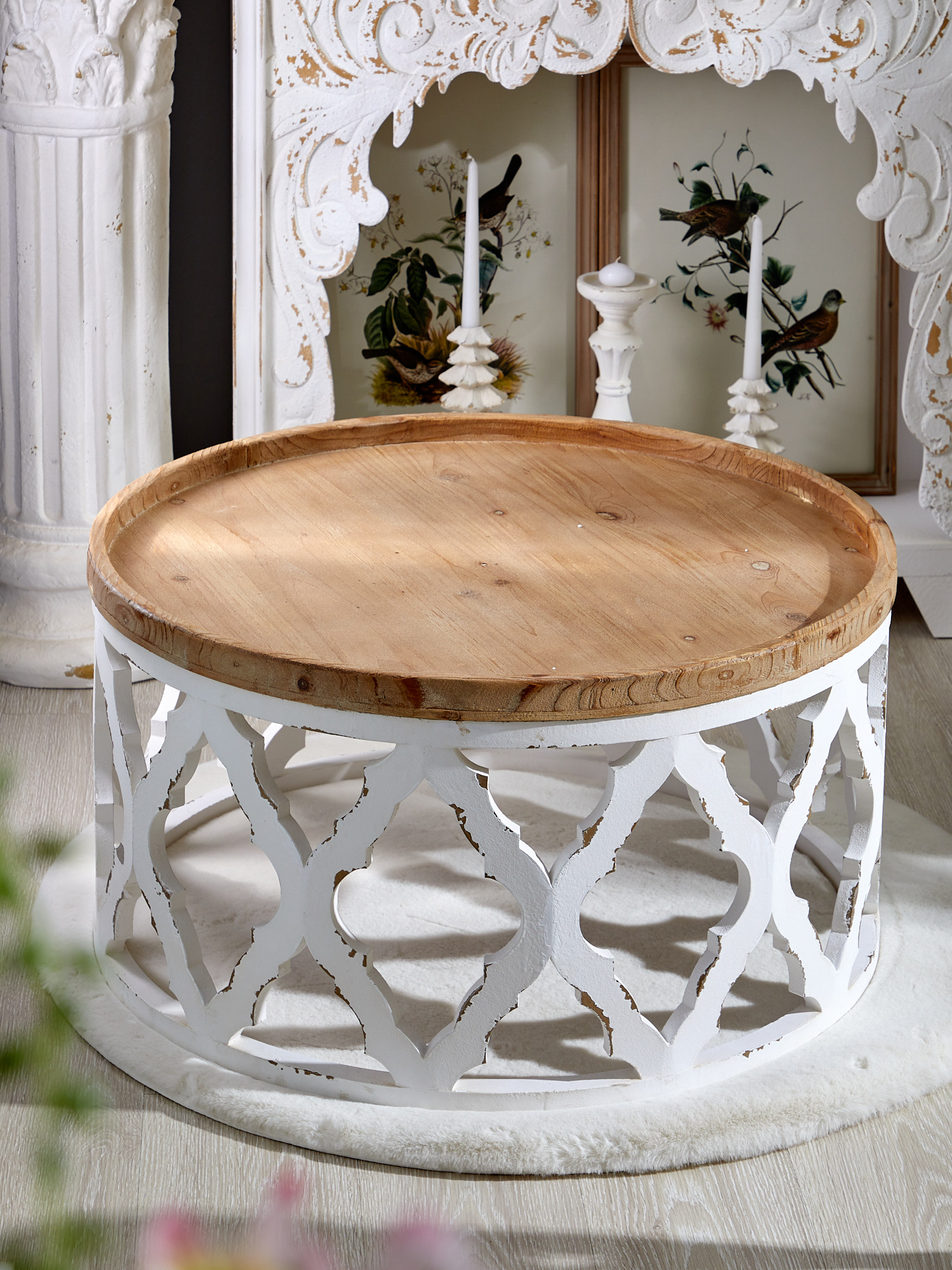 Столик кофейный Прованс Glasar 62-018