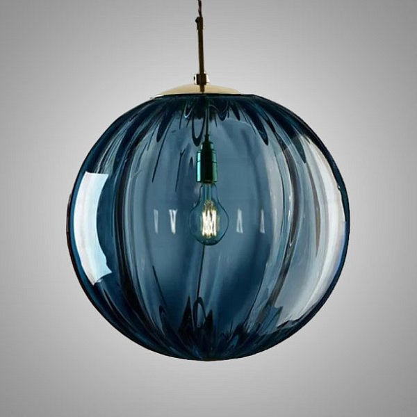 Подвесной светильник ASKA D200 Blue by ImperiumLoft