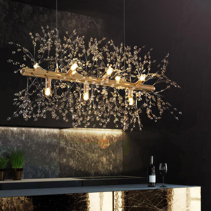 Потолочный светильник ROSALIA LONG L92 Brass by ImperiumLoft