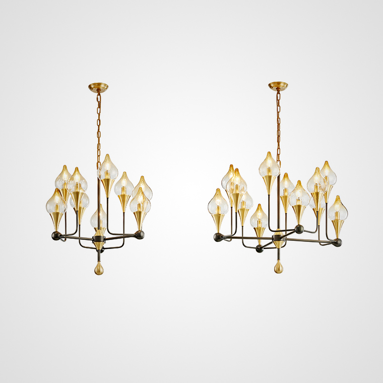 Люстра на штанге FLAME D60 by ImperiumLoft