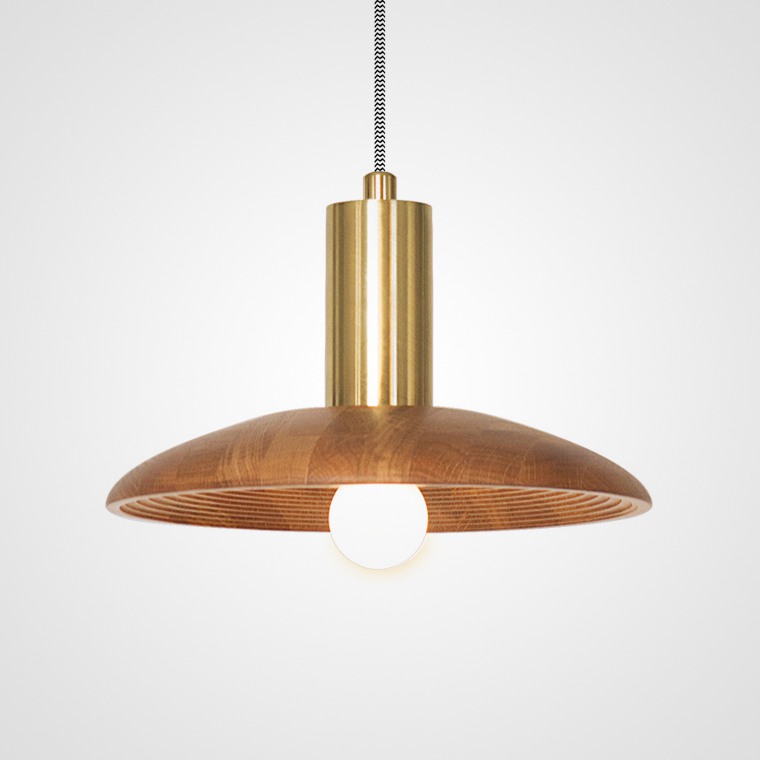 Подвесной Светильник Wood Light Brown By Imperiumloft