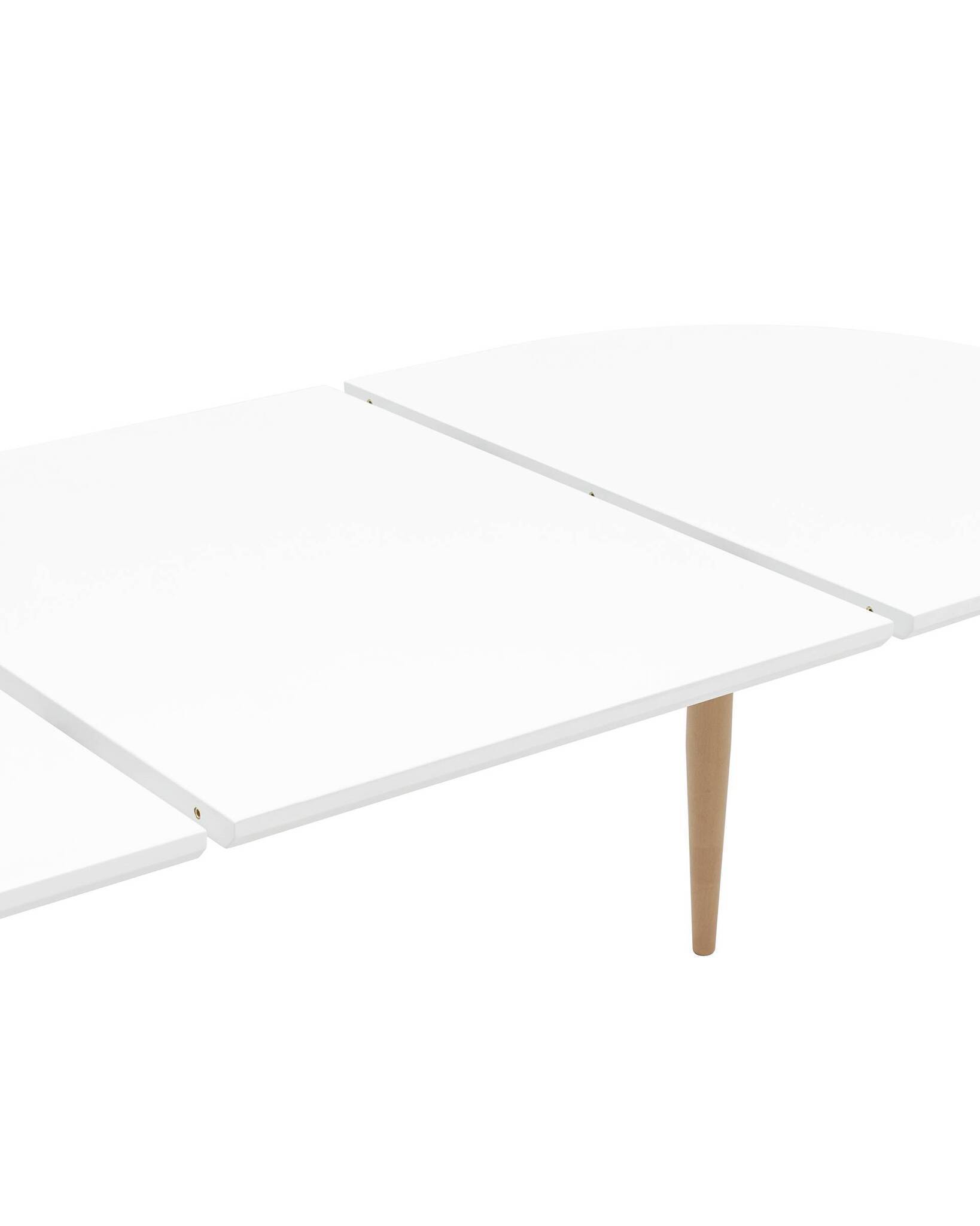 Стол обеденный Берген раскладной 120-180*80 белый Stool Group