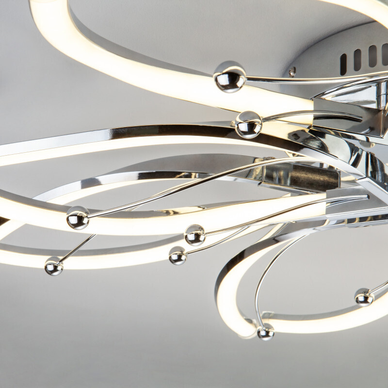 Накладная люстра Eurosvet 90092/8 хром