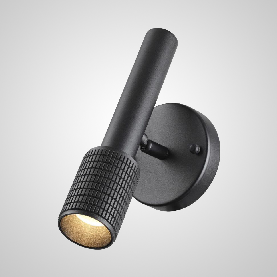 Настенный светильник RUCHS WALL Black by ImperiumLoft