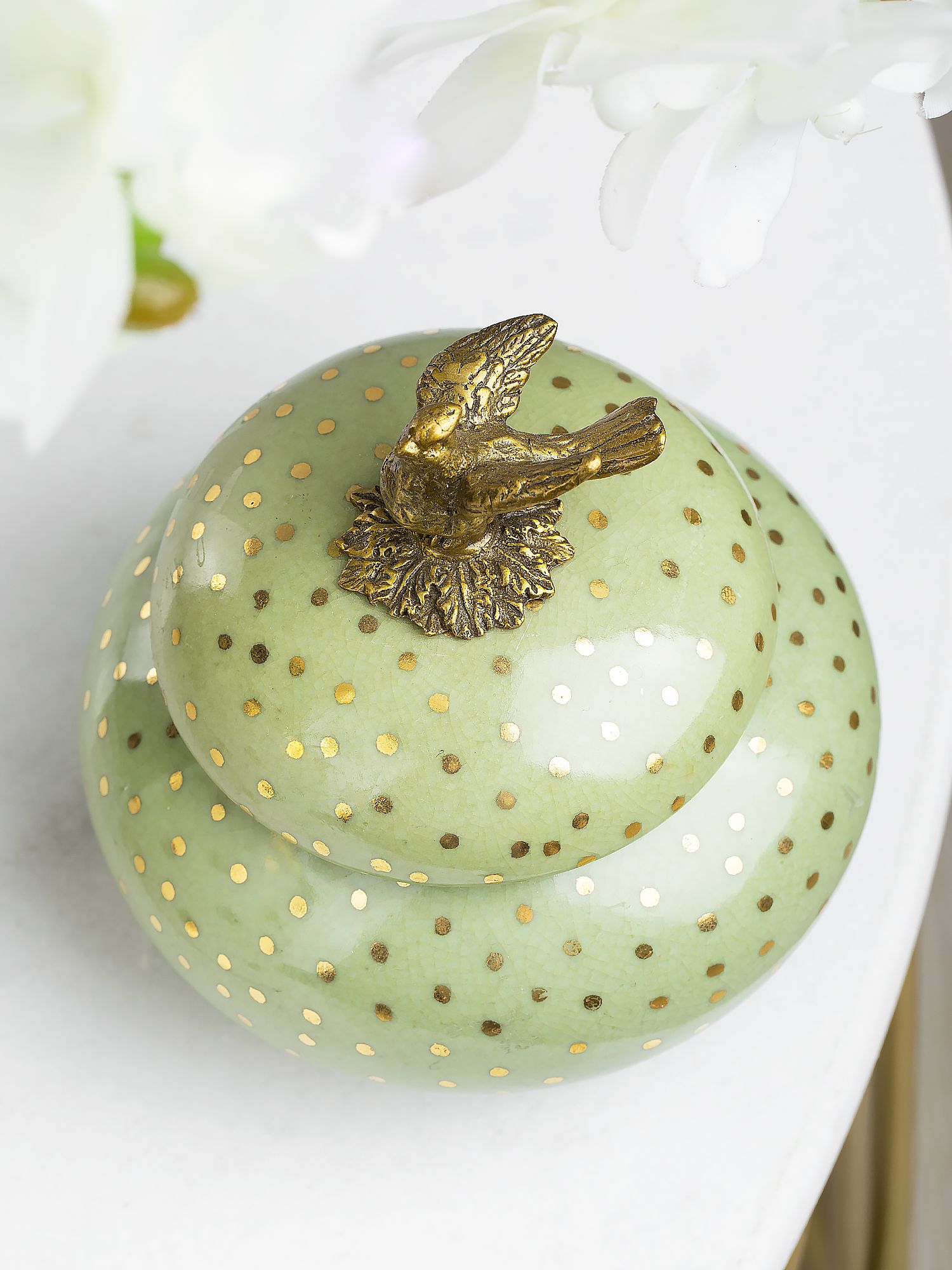 Шкатулка с птичкой Glasar 31G2238/B641C/HLG1921