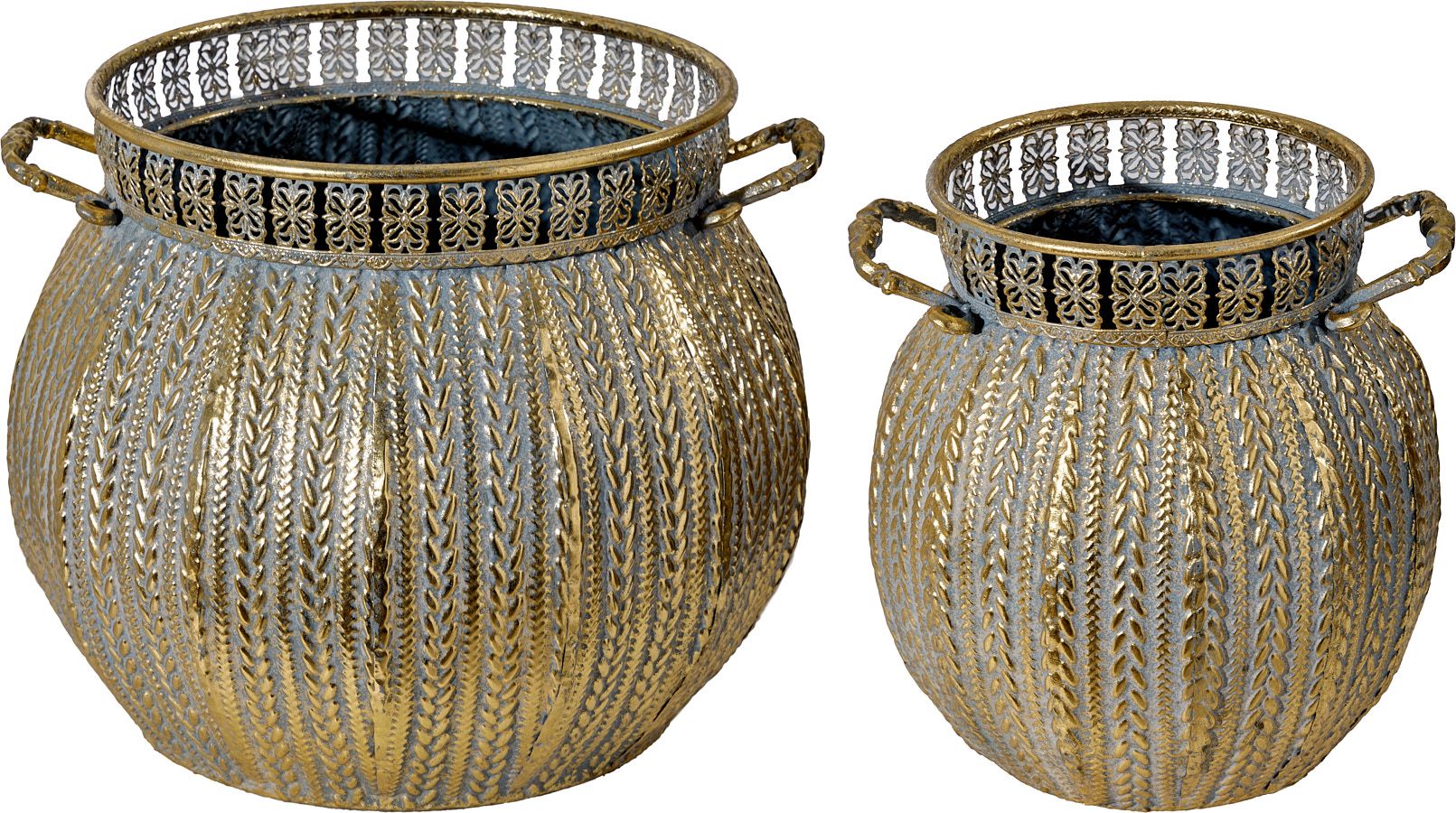 Вазы с ручками Эфиопия, набор Glasar 57-458