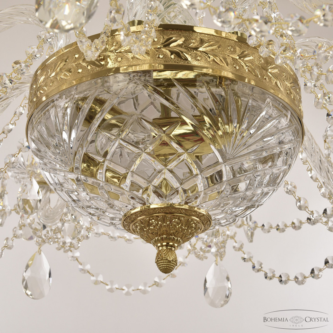 Люстра хрустальная 1451/8/160/250 G Bohemia Ivele Crystal