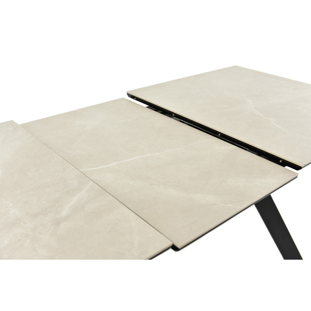 Стол Adam раскладной 140-190x90x75см, бежевый, чёрный Bradex Home RF 0418