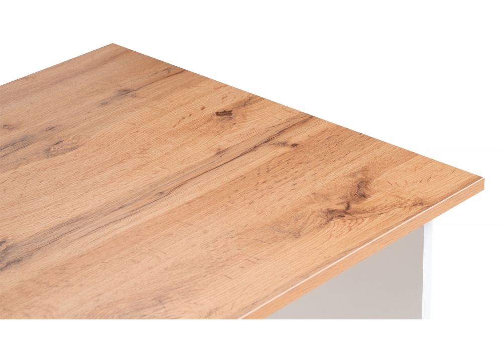 Стол Woodville Дольче 110 дуб вотан / белый 464684