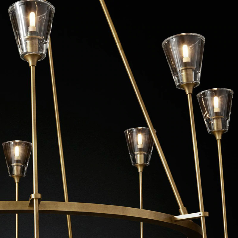 Люстра  Delight Collection Torche De Verre 8 gold