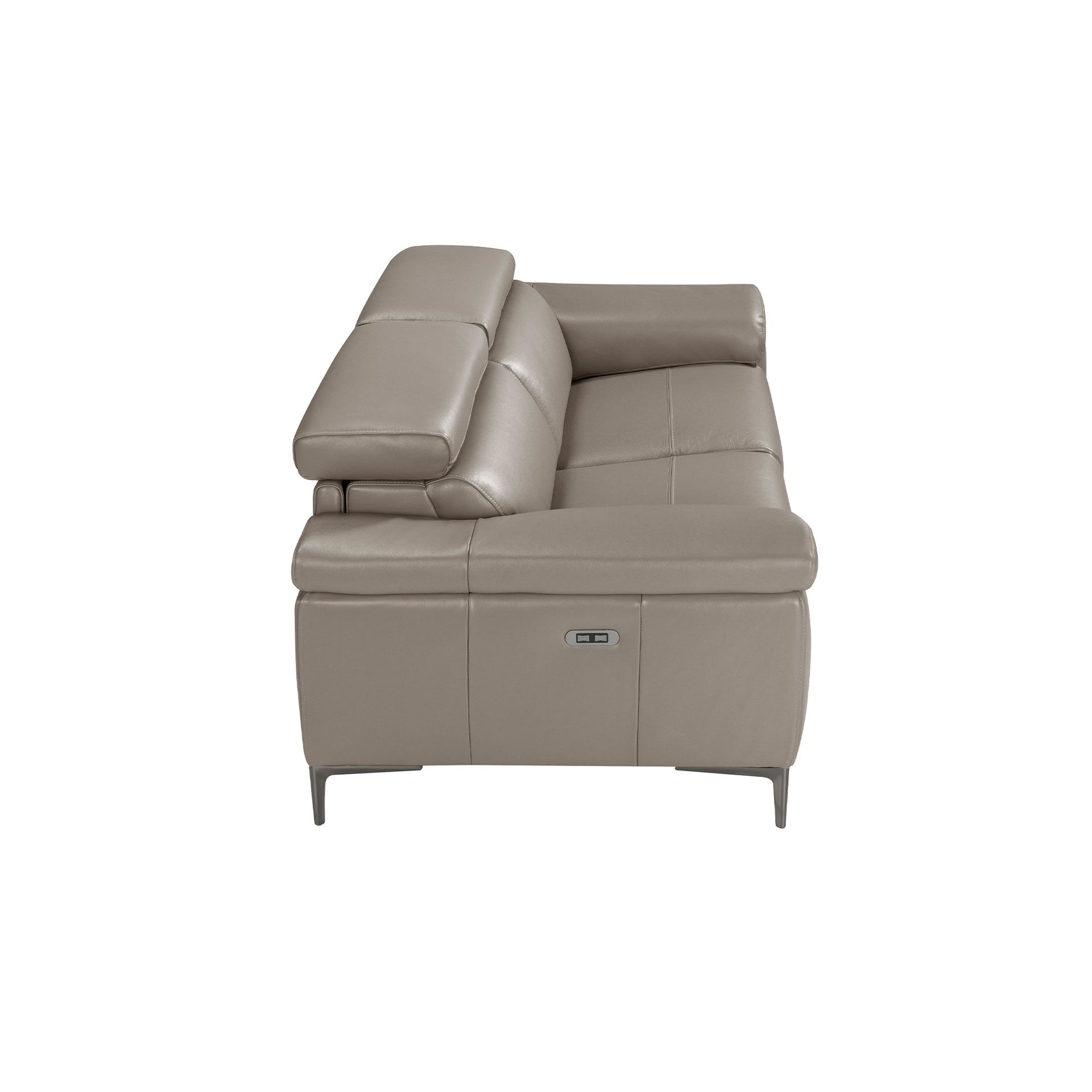 3-х местный диван 5320-3P-M5655 / 6122 с кожаной обивкой и механизмом релаксации Angel Cerda