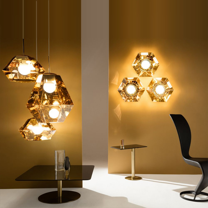 Подвесной светильник TomD Cut Pendant Light B Gold by ImperiumLoft
