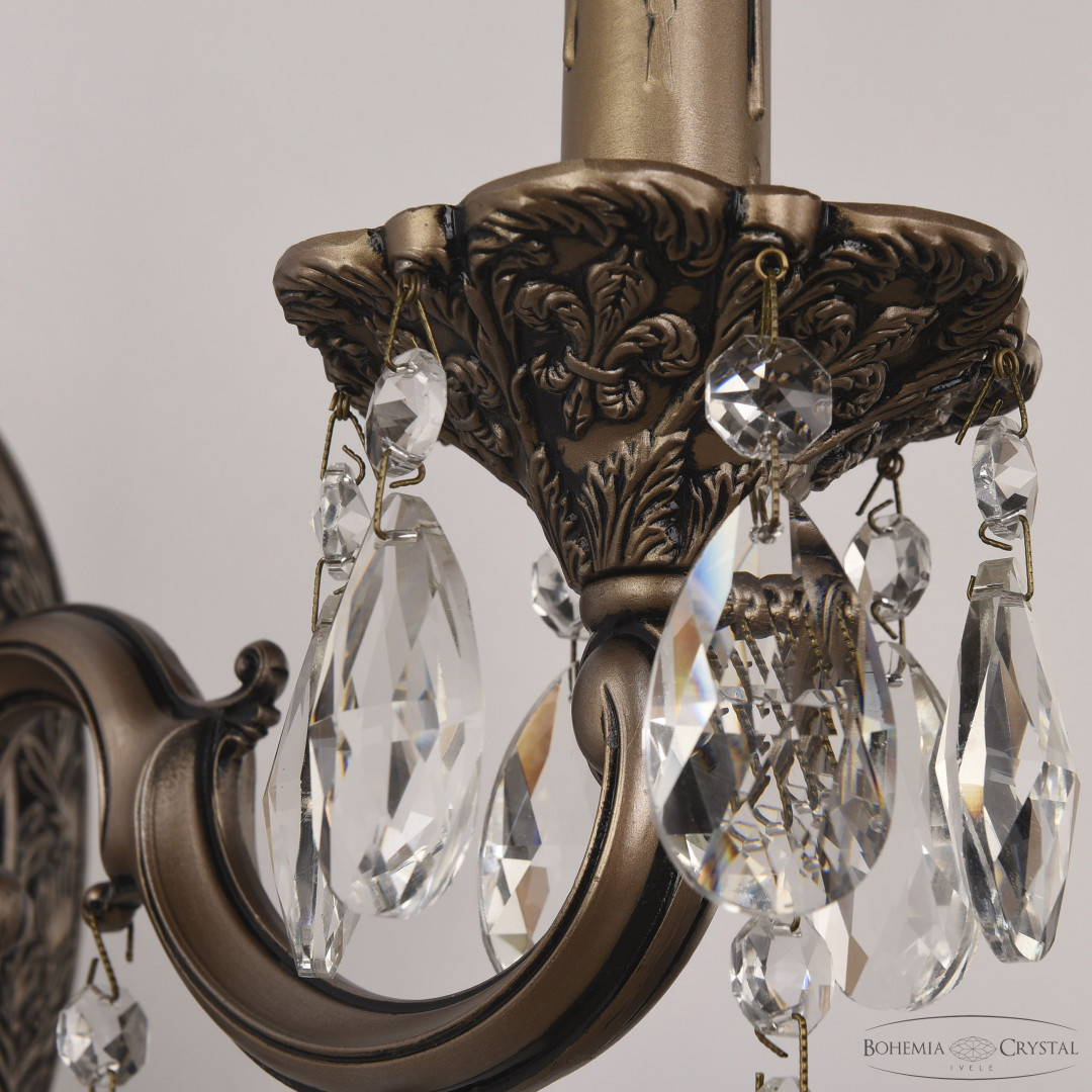 Бра хрустальные AL7801B10/1/175 B SGB Bohemia Ivele Crystal