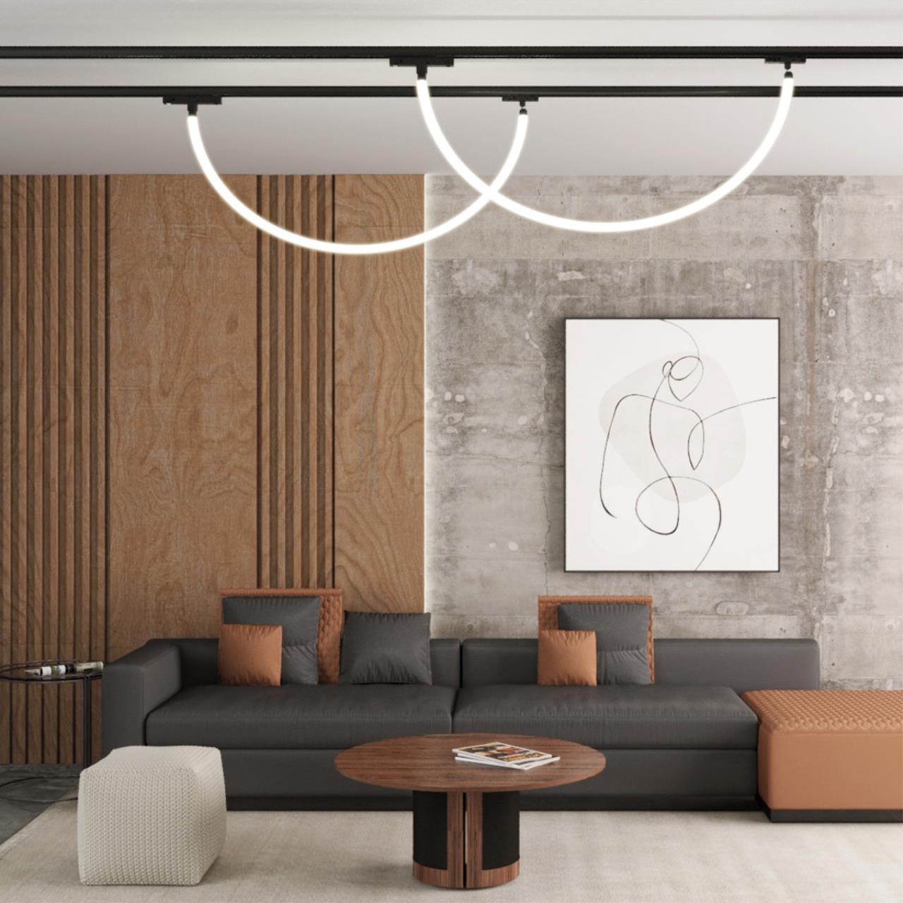 Адаптер/держатель для однофазного трехжильного трека без токопровода для светильников 359128-359133 Novotech 359135