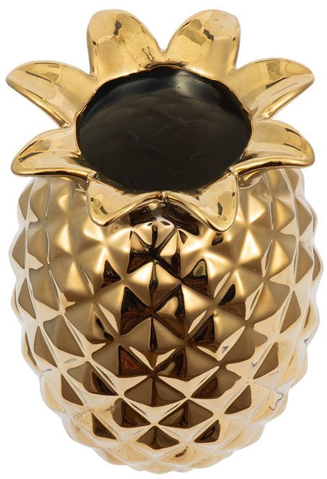 Ваза Ананас Glasar 1743-GOLD