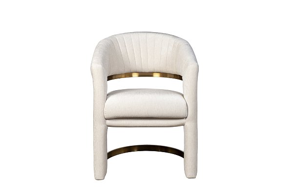 Стул велюровый кремовый/золото Garda Decor GY-08386