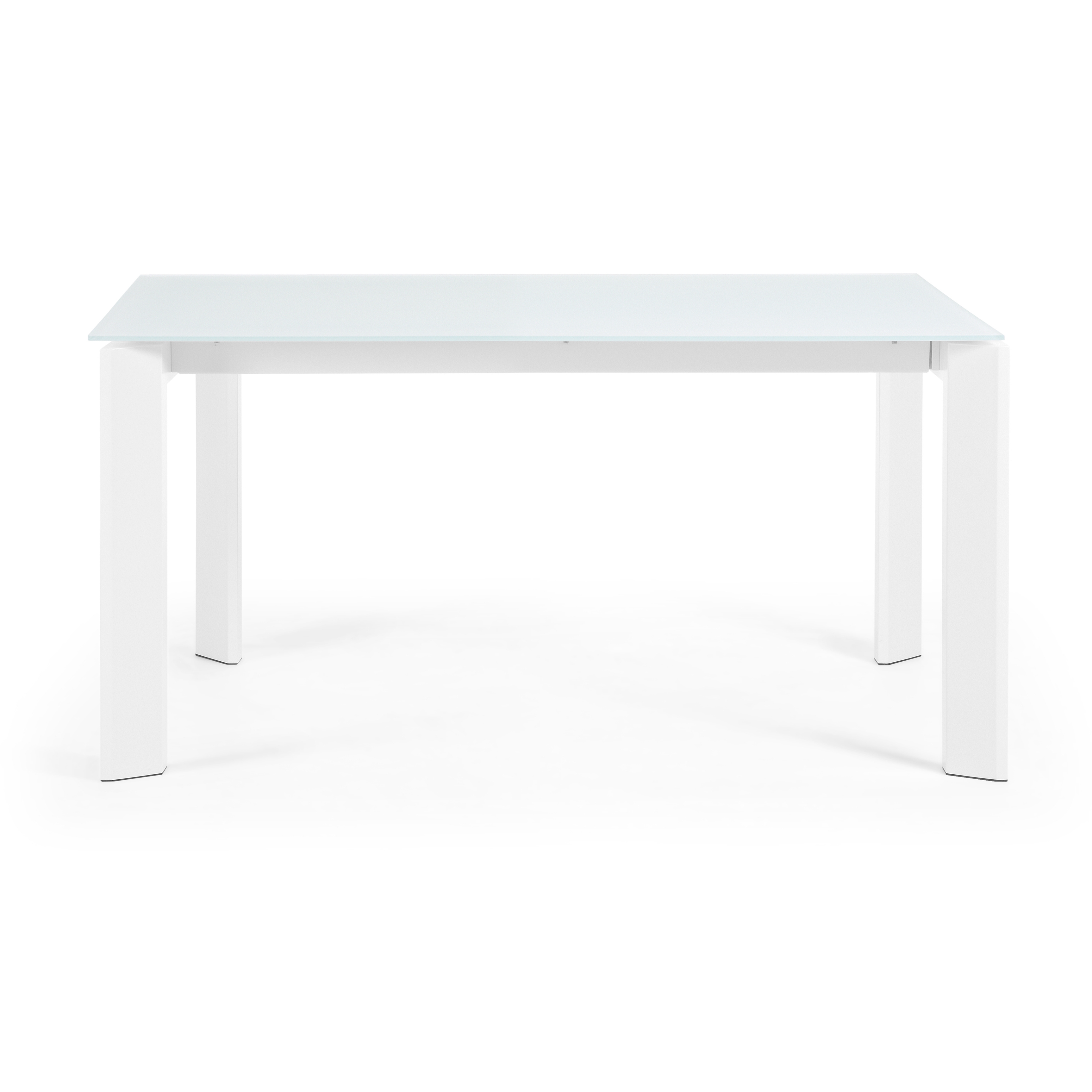 ATTA Стол 160 (220) x90 белое стекло La Forma (ex Julia Grup)