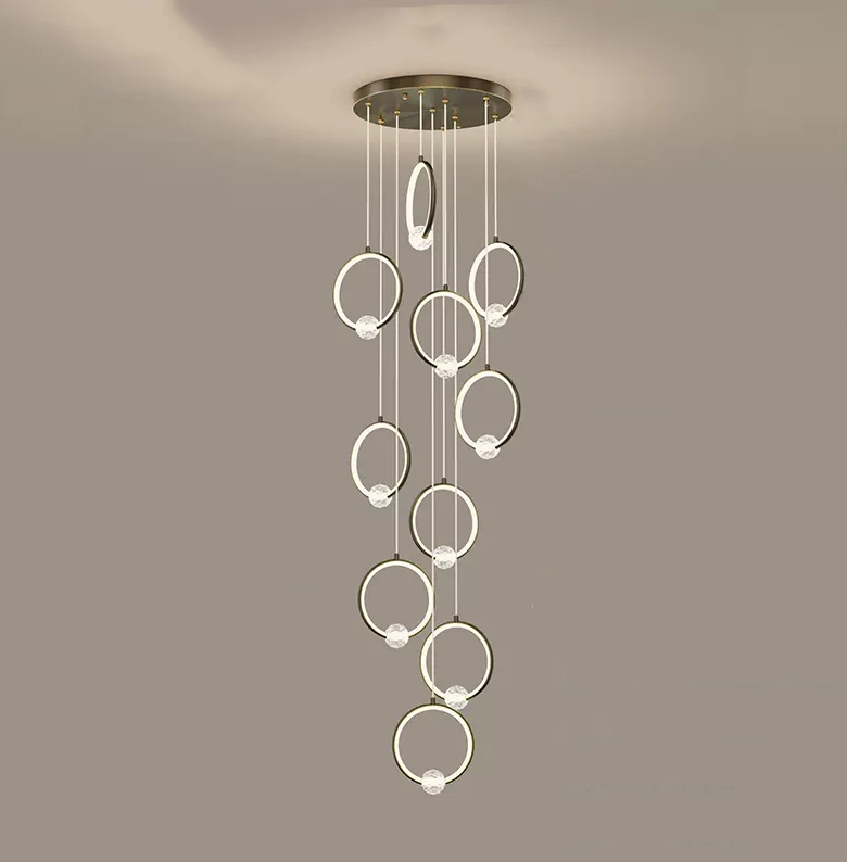 Подвесной светильник LUANA MORE L10 Black by ImperiumLoft