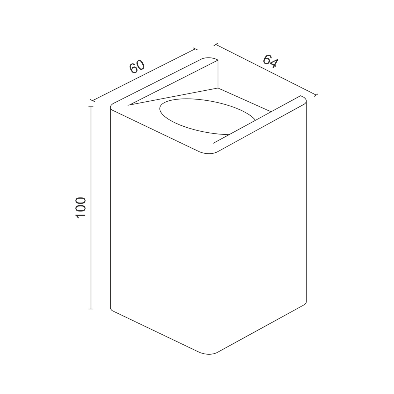 Настенный светодиодный светильник Ledron WWF-1006-C Black