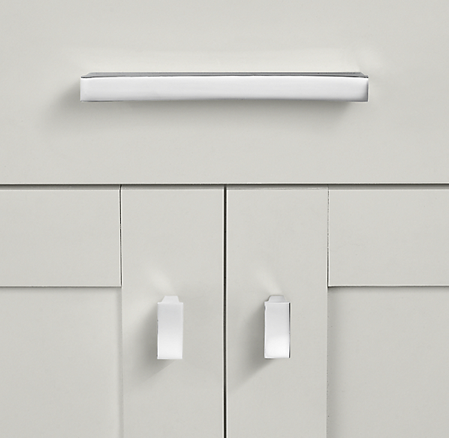 Ручка-кнопка Restoration Hardware Jules L.3.2 Satin Nickel