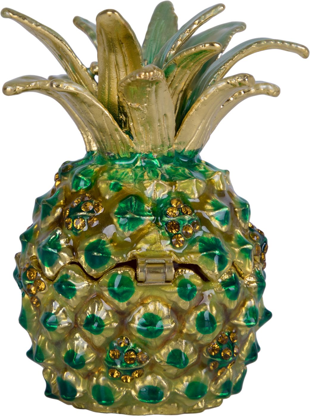 Шкатулка для драгоценностей со стразами Ананас Glasar 39-090