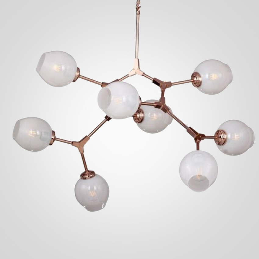 Люстра Branching Bubble Chandelier 8 Milk by ImperiumLoft