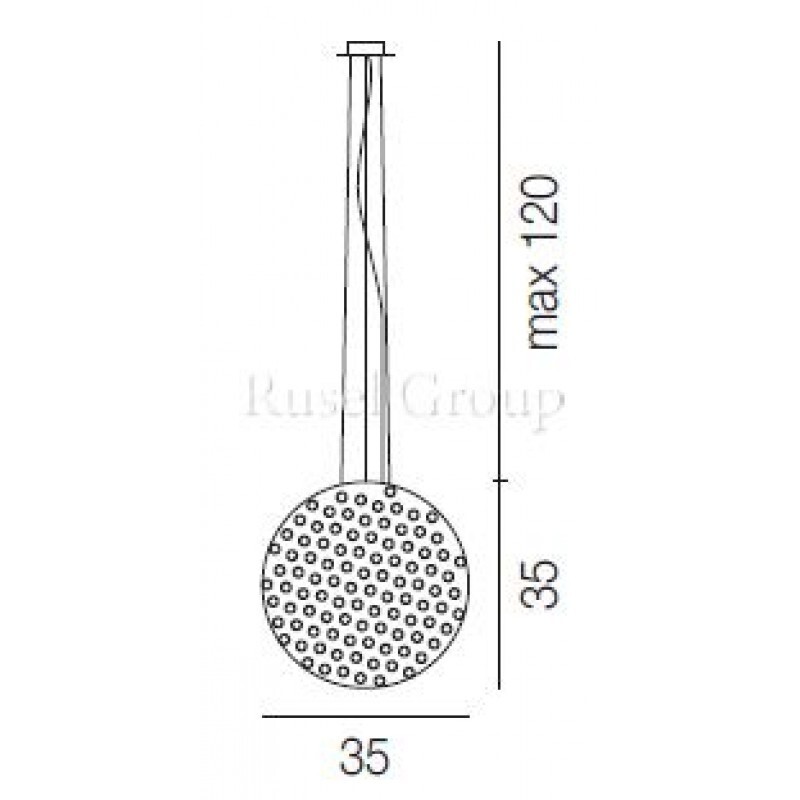 Подвесной светильник Vistosi RINA SP 35C