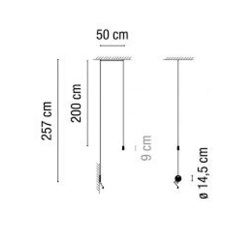 ПОДВЕСНОЙ СВЕТИЛЬНИК  VIBIA Wireflow Free-Form 0347