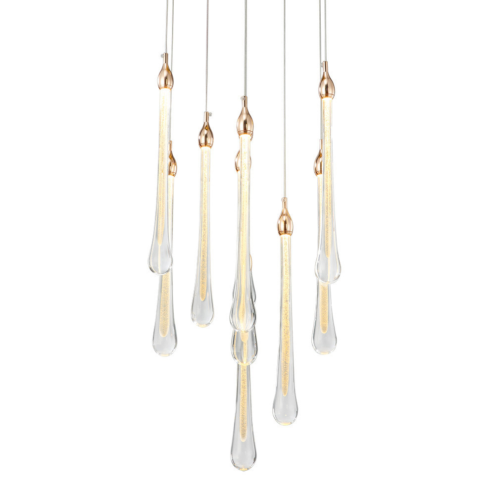 Подвесной светильник  Delight Collection Teardrop 10 gold