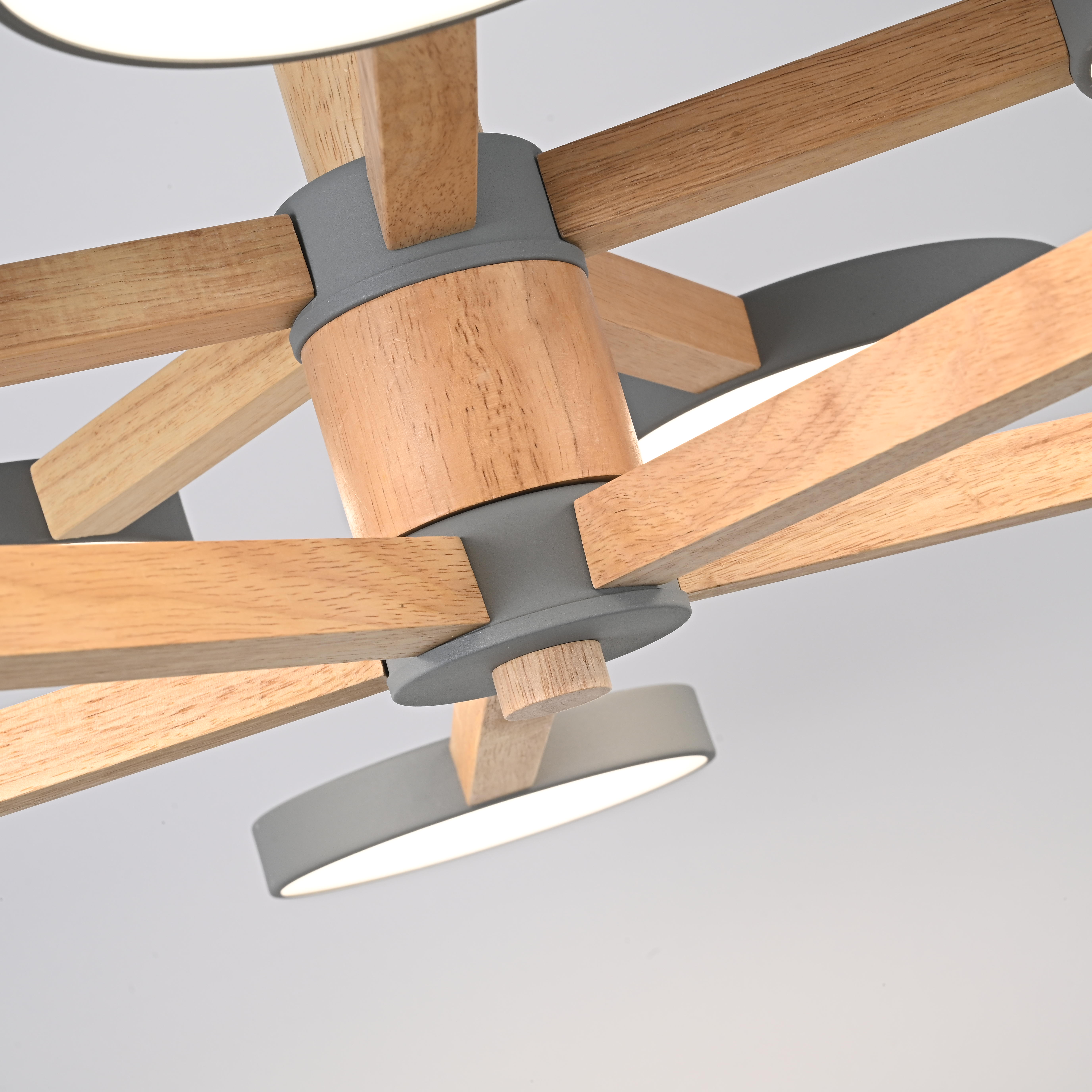 Подвесная люстра TURNA DBL L10 Gray by ImperiumLoft