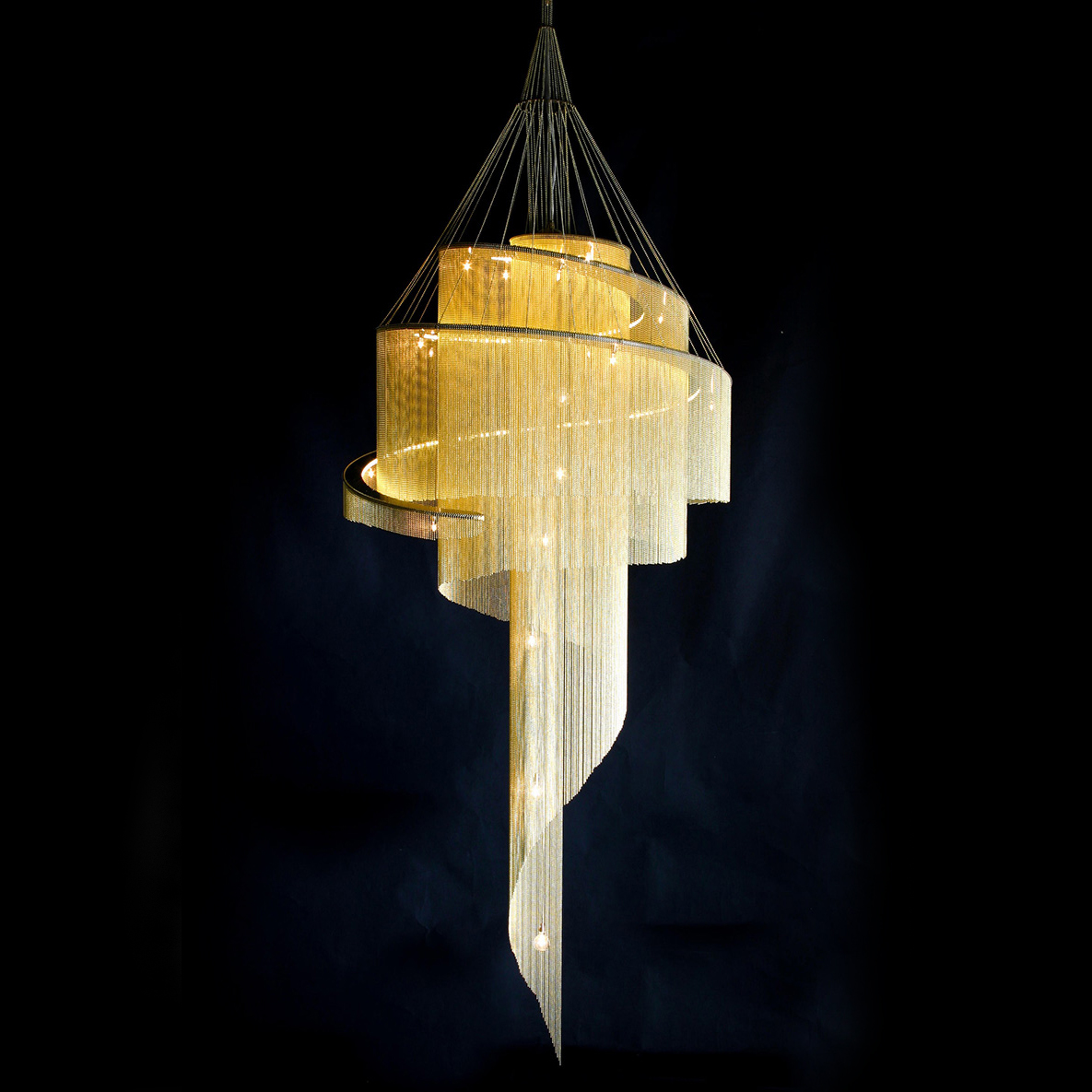 Подвесная люстра CONCORDIA GOLD D100 Chrome by ImperiumLoft