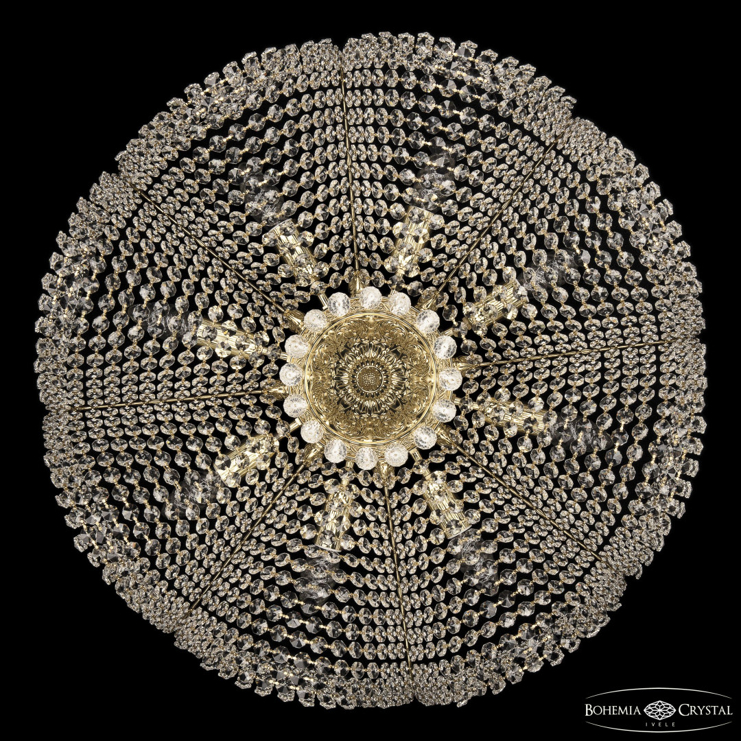 Потолочный светильник хрустальный 77171/45/5 G Bohemia Ivele Crystal