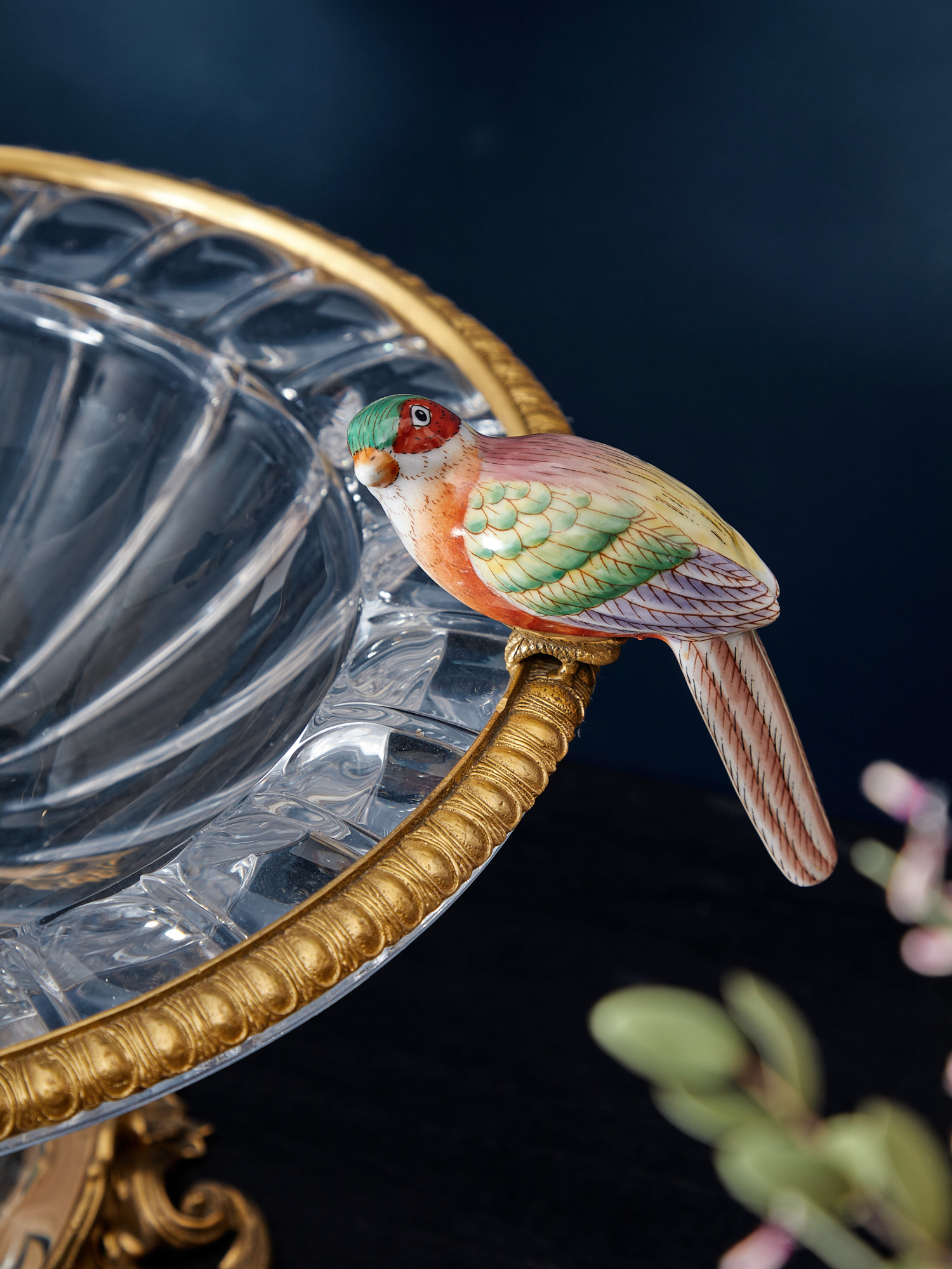 Чаша с птицами Glasar HGL328/GLASS