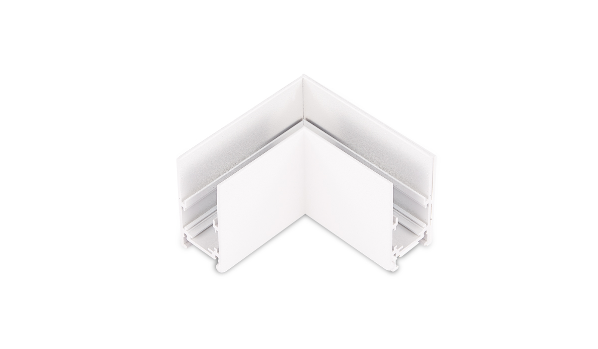 Угол-соединитель для подвесного/накладного/встраиваемого шинопровода Donolux L corner CW