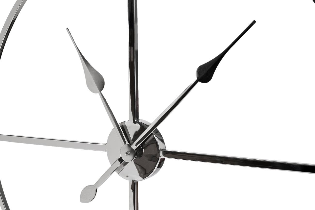 Часы настенные круглые (хром) 76см Garda Decor 79MAL-5761-76NI