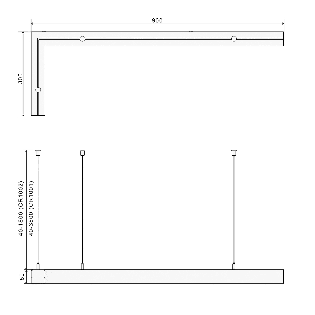 Светильник DesignLed L-Type-5050-0903-32-NW