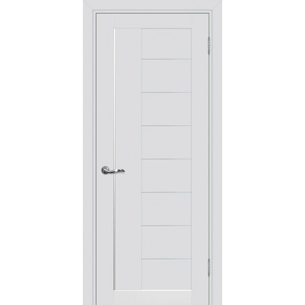 Межкомнатная дверь Graf PSC-17 белый сатинат Агат (1900 х 550)