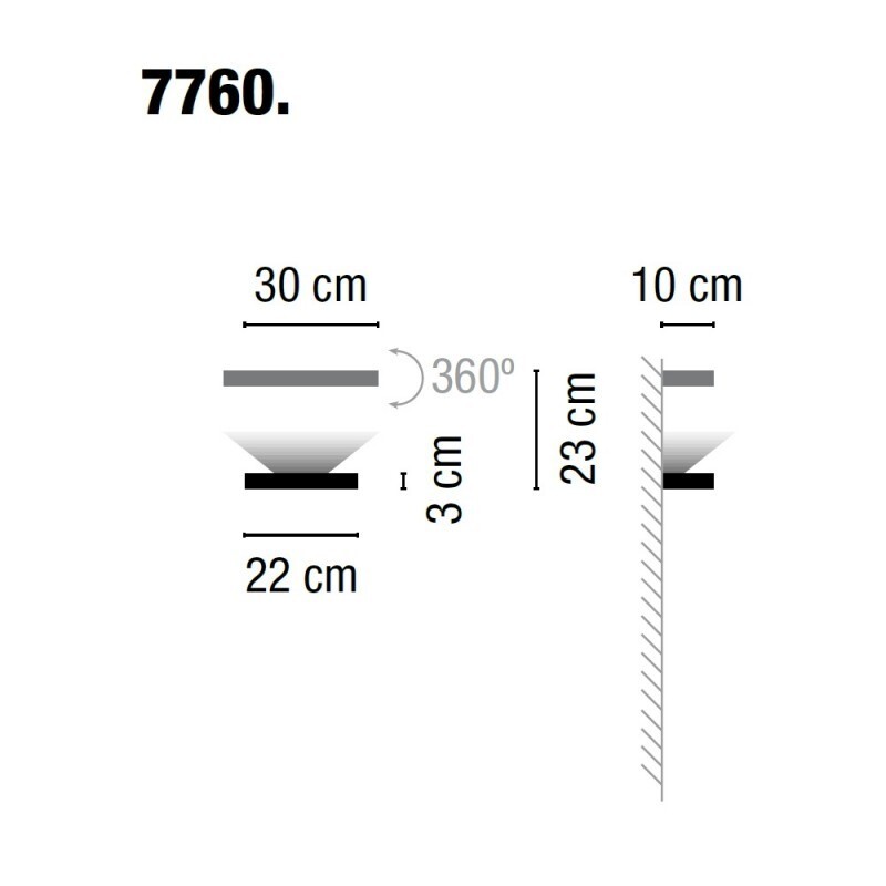 НАСТЕННЫЙ СВЕТИЛЬНИК VIBIA Set 7760