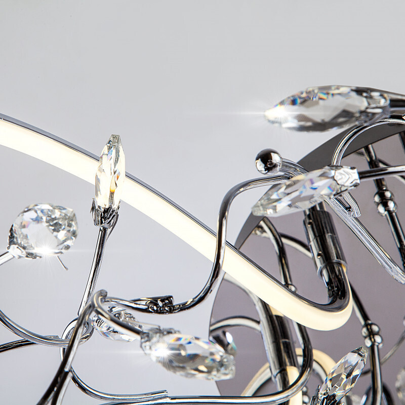 Накладная люстра Eurosvet 90036/8 хром