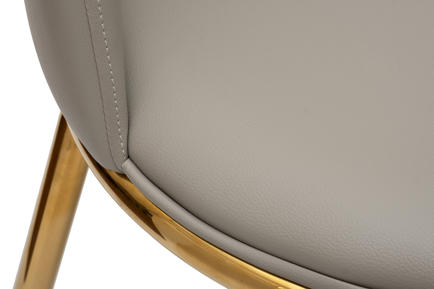 Стул экокожа бежевая/золото Garda Decor 76AR-24005