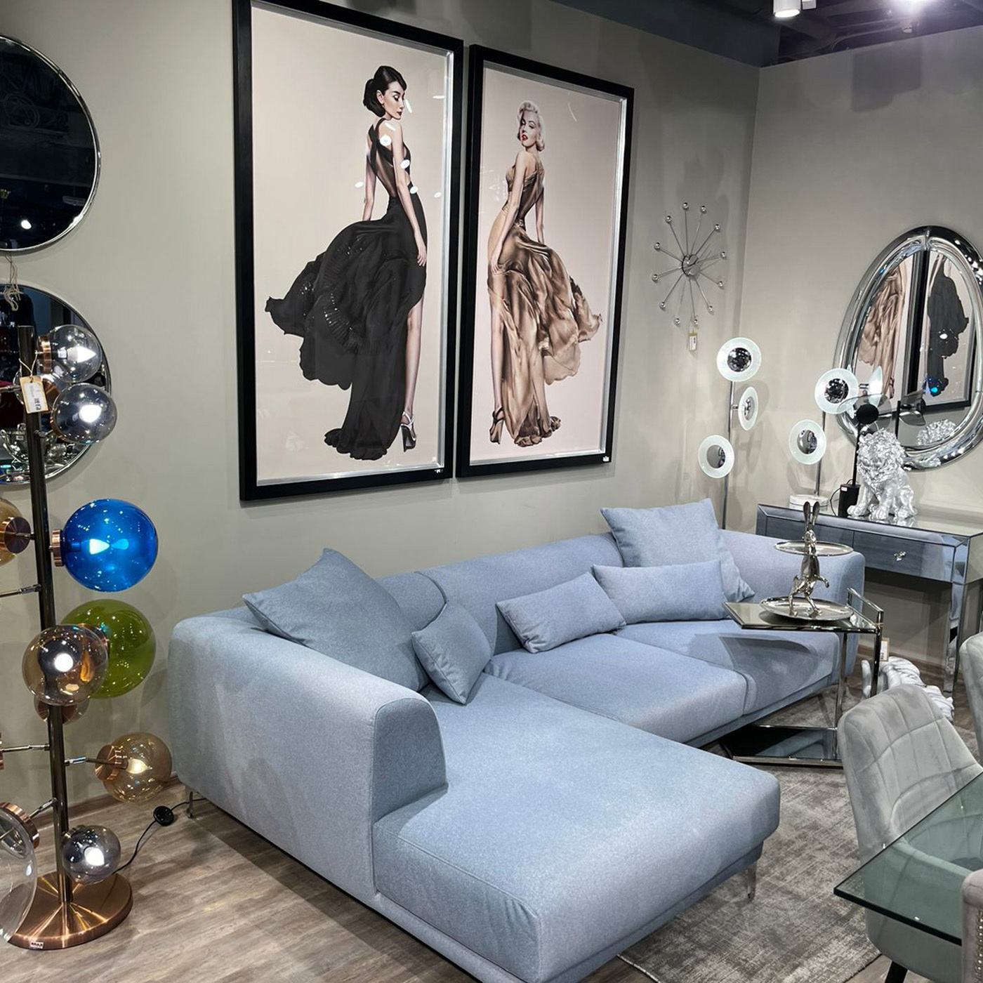 Диван угловой Ткань Микровелюр KARE Taylor K00416